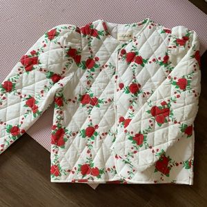 Airfish girl quilted jacket L